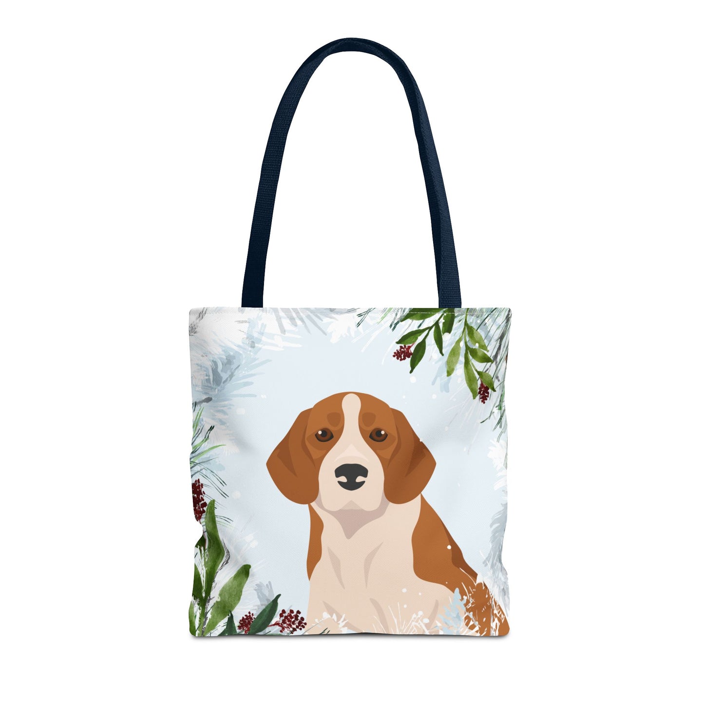 Beagle Dog Christmas Holiday Tote Bag 16x16