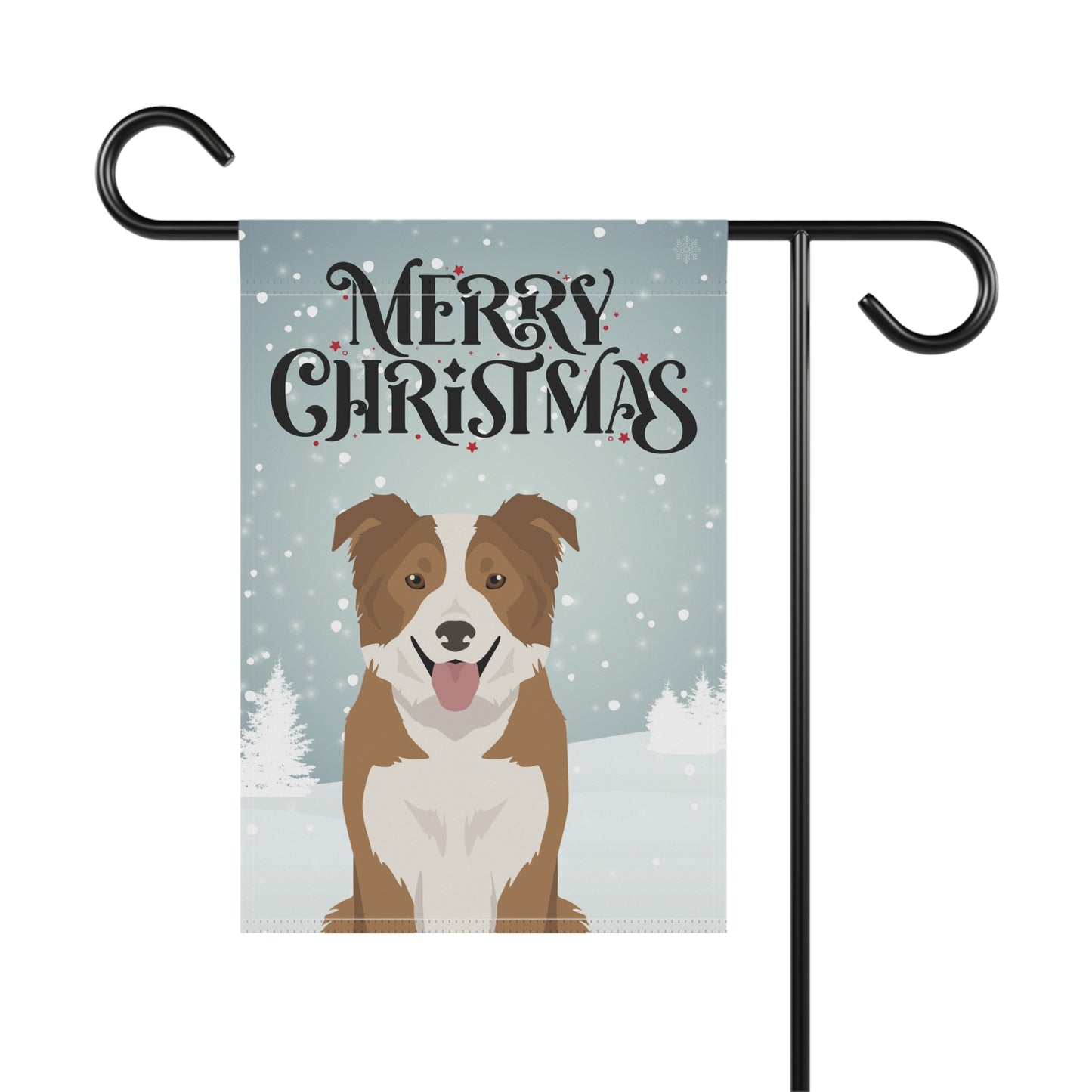 Border Collie Dog Garden Flag