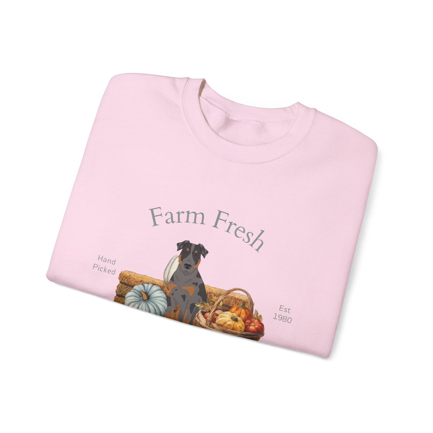 Beauaceron Dog Fall Farm Fresh Unisex Heavy Blend Crewneck Sweatshirt