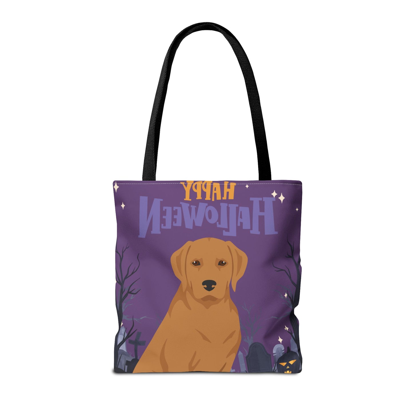 Labrador Retriever Dog Happy Halloween Tote Bag 16x16