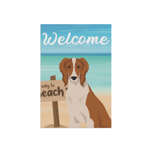 Saluki Dog Garden Flag