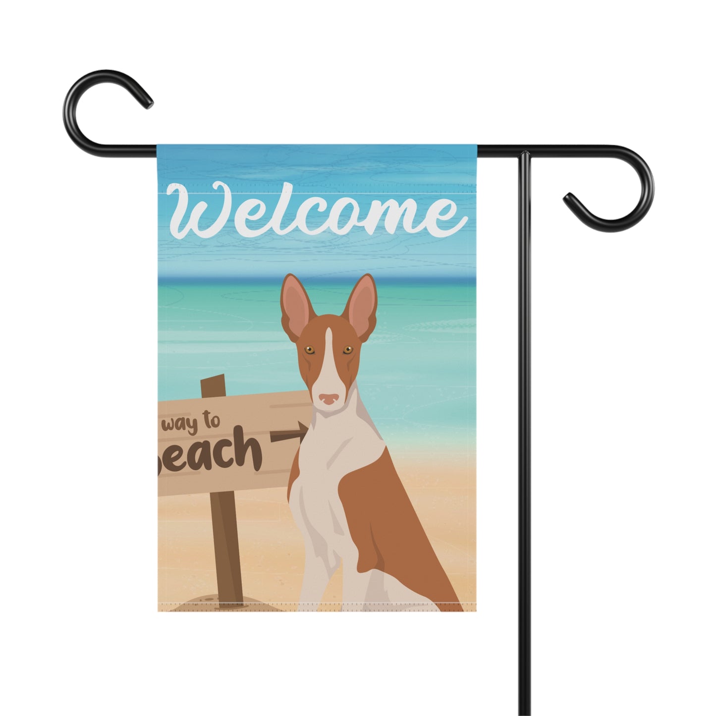 Ibizan Hound Dog Garden Flag