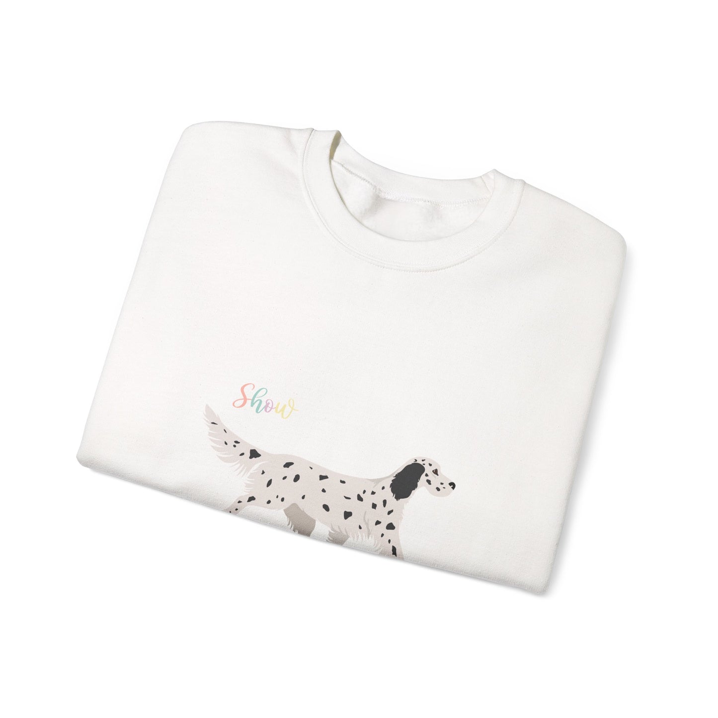 English Setter Dog Unisex Heavy Blend Crewneck Sweatshirt