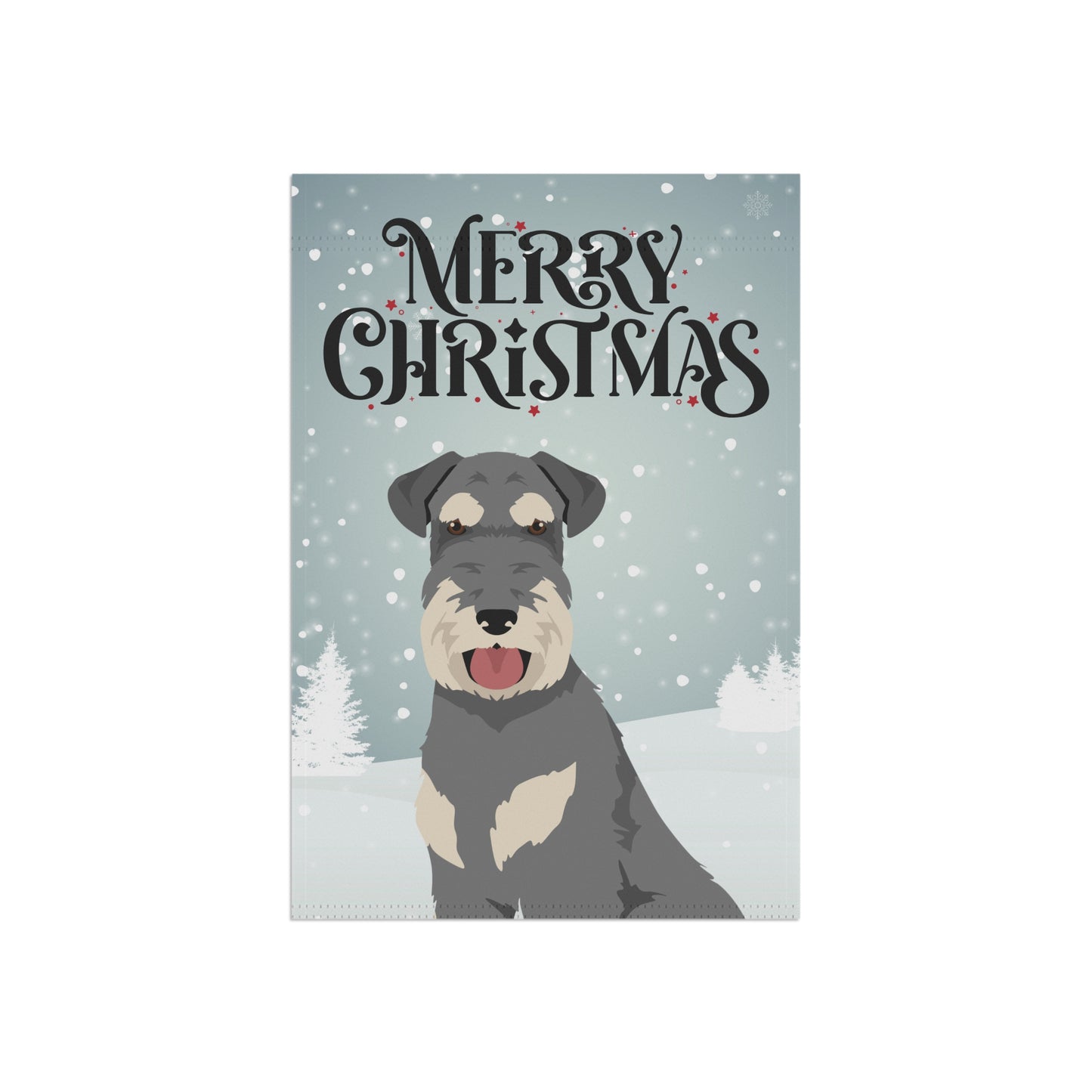 Schnauzer Dog Garden Flag