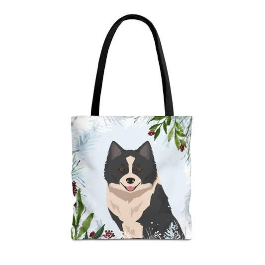 Nenets Herding Laika Dog Christmas Holiday Tote Bag 16x16