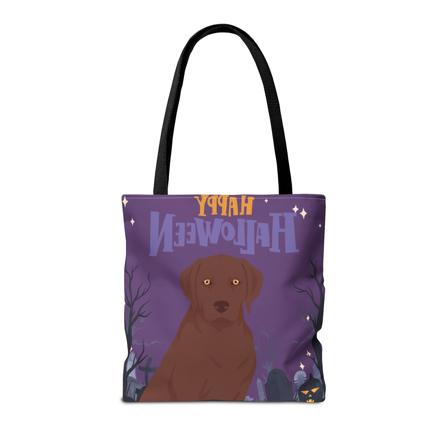 Labrador Retriever Dog Happy Halloween Tote Bag 16x16