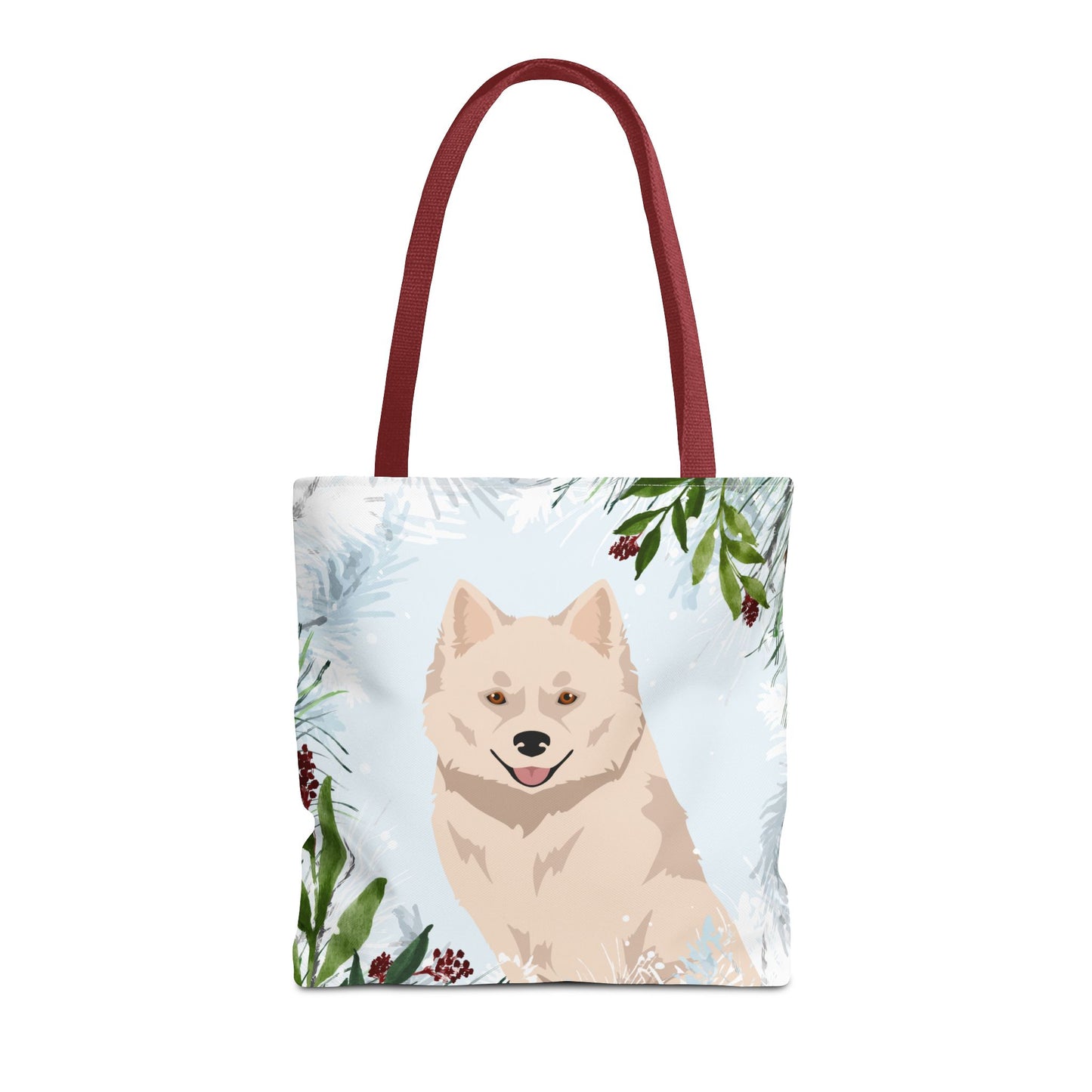 Nenets Herding Laika Dog Christmas Holiday Tote Bag 16x16