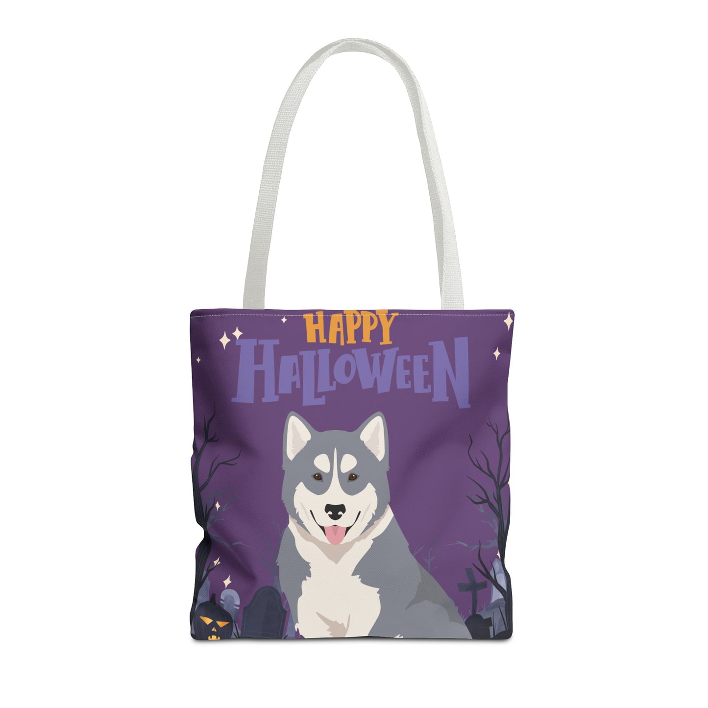 Canadian Inuit Dog Dog Happy Halloween Tote Bag 16x16