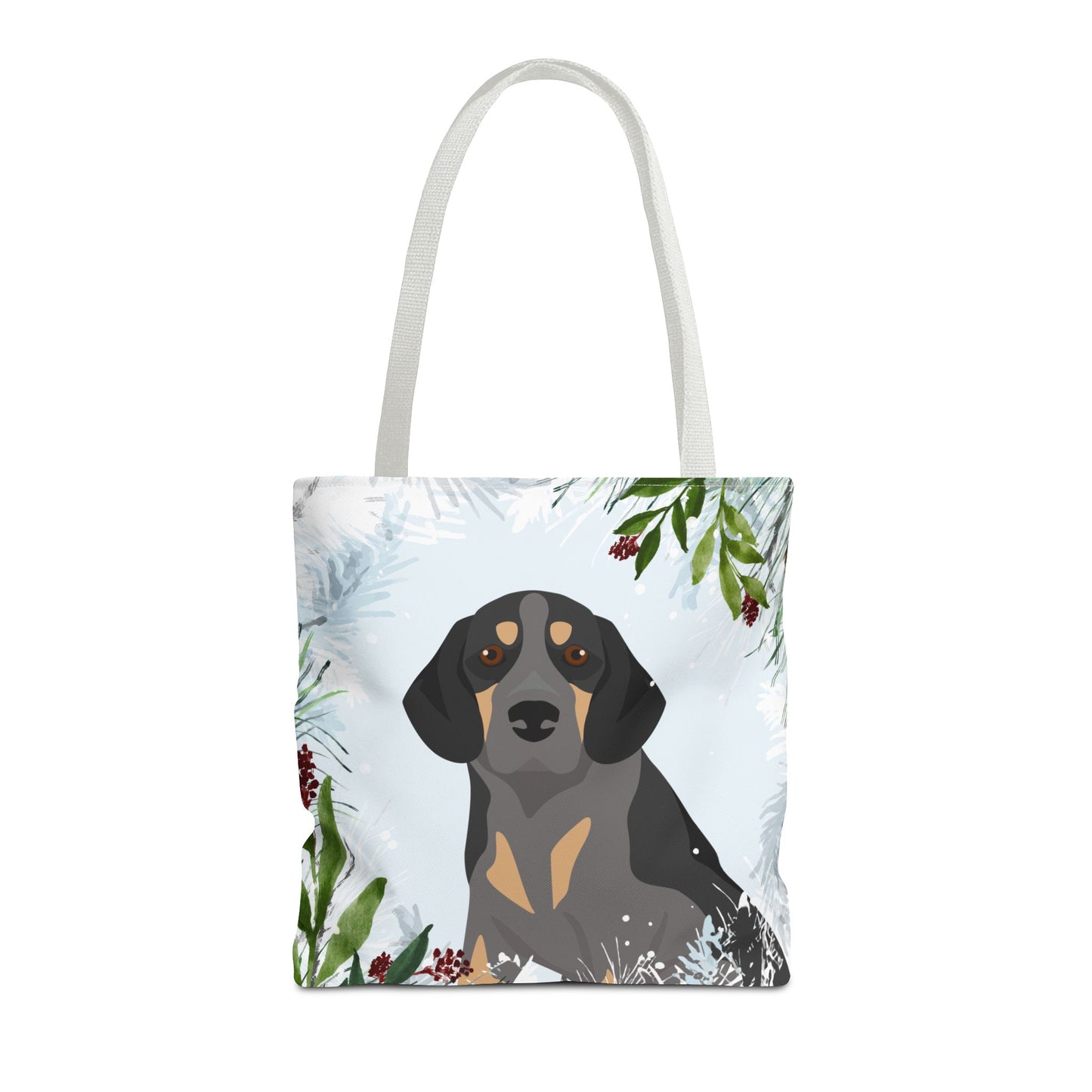Beagle Dog Christmas Holiday Tote Bag 16x16