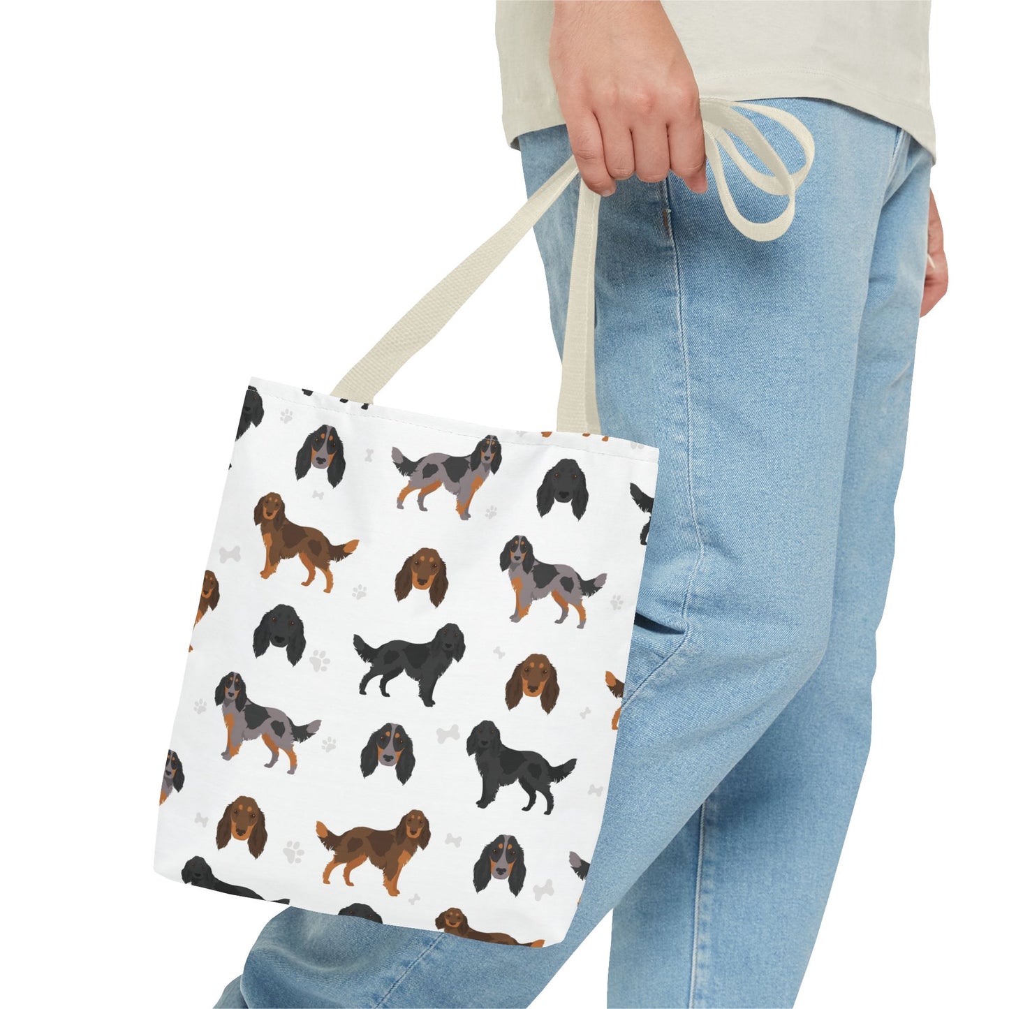 Picardy Spaniel Dog Tote Bag, Pyrenees Dog Mom Gift