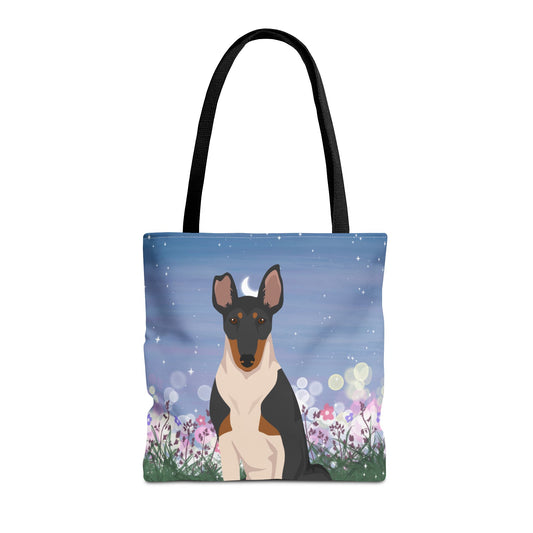 Smooth Collie Dog Tote Bag 16x16