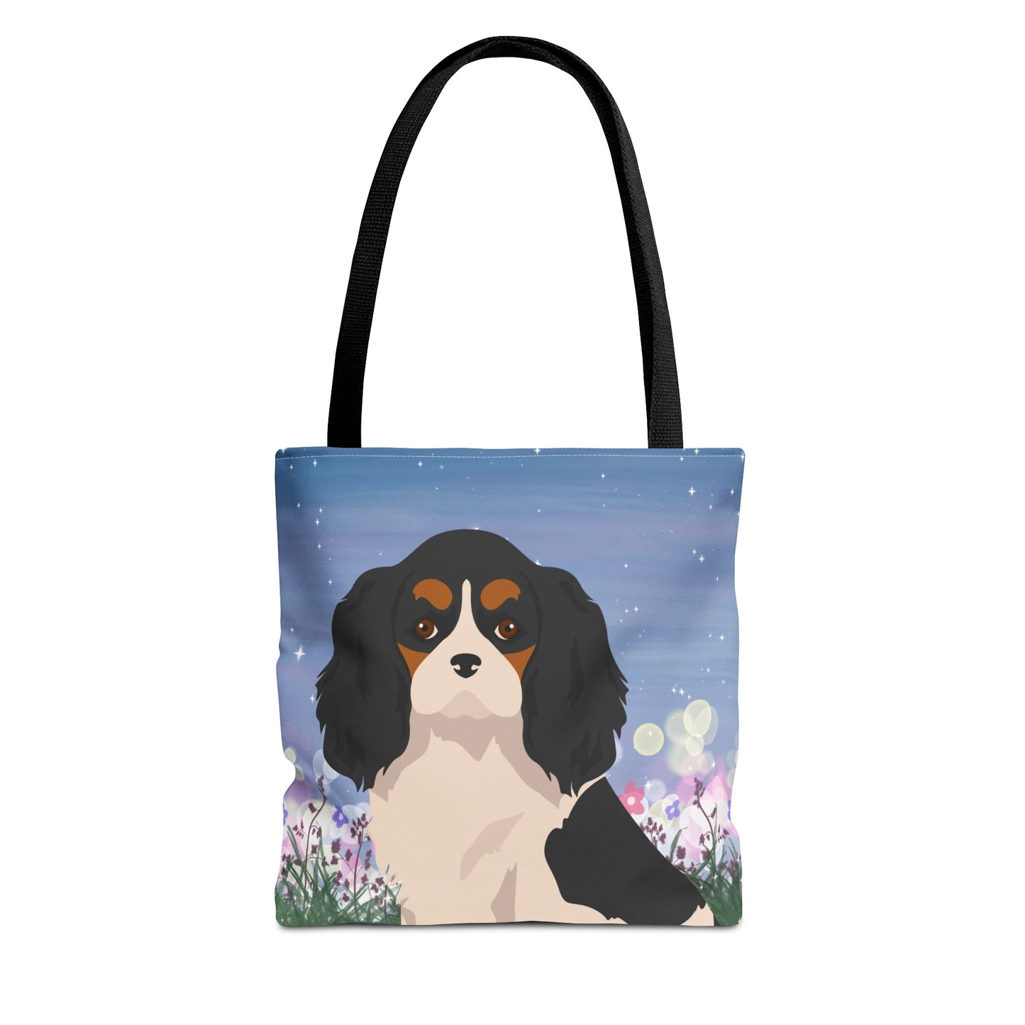 Cavalier King Charles Spaniel Dog Tote Bag 13x13