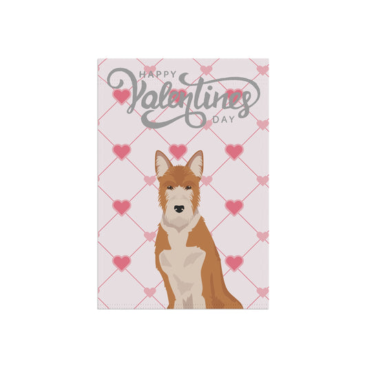 Portuguese Podengo Dog Valentines Day Garden Flag