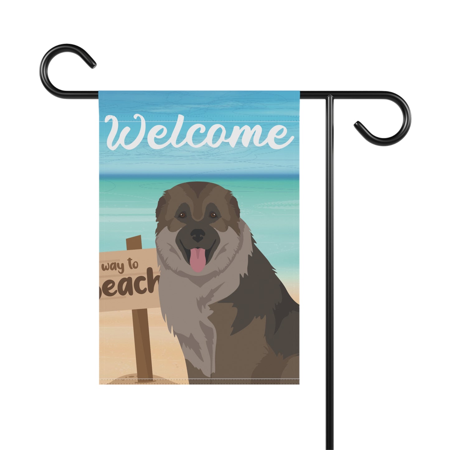 Caucasian Shepherd Dog Garden Flag