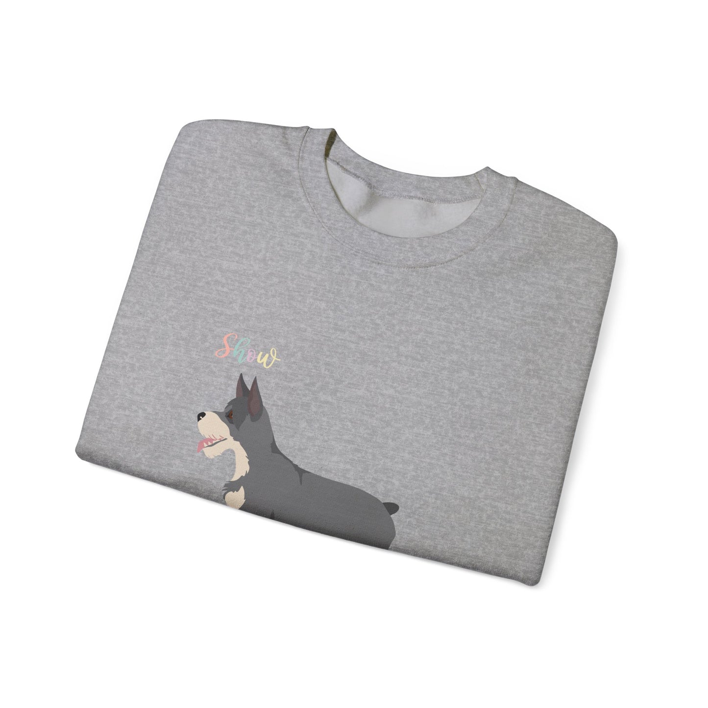 Schnauzer Dog Unisex Heavy Blend Crewneck Sweatshirt