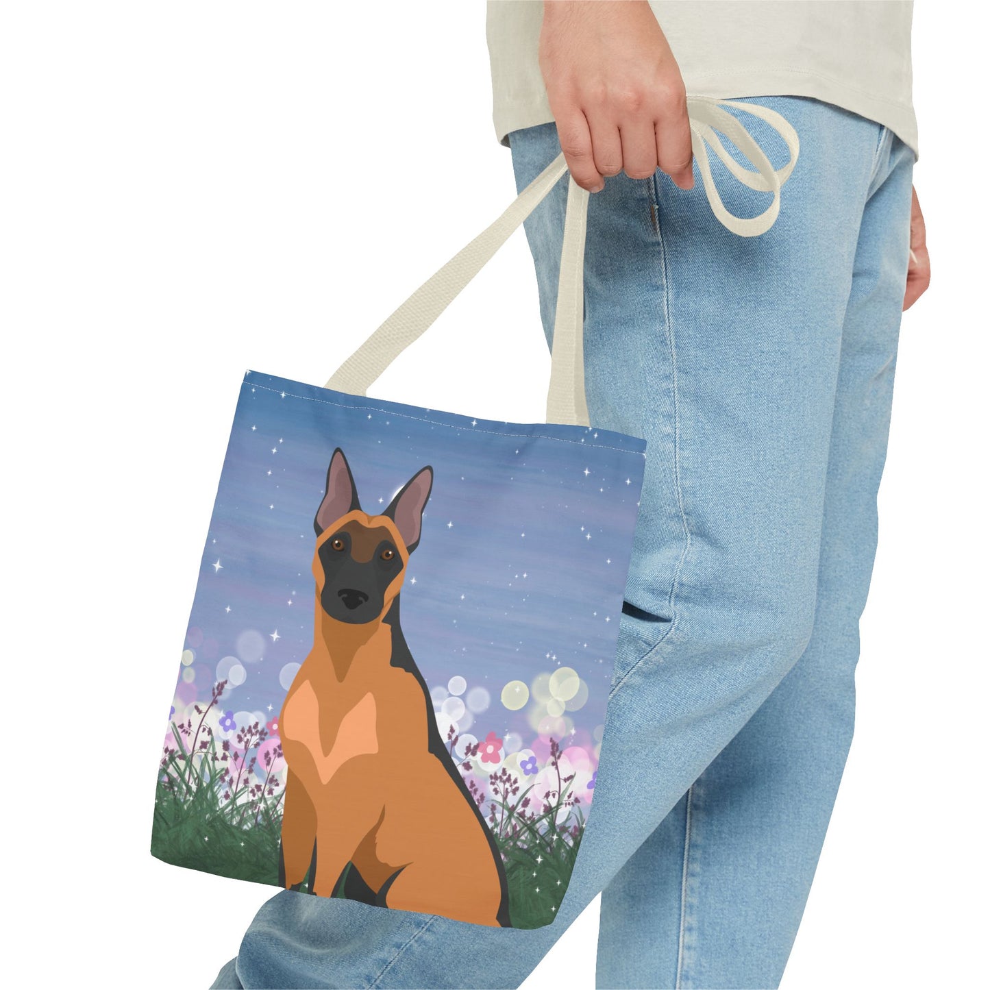 Belgian Malinois Dog Tote Bag 13x13