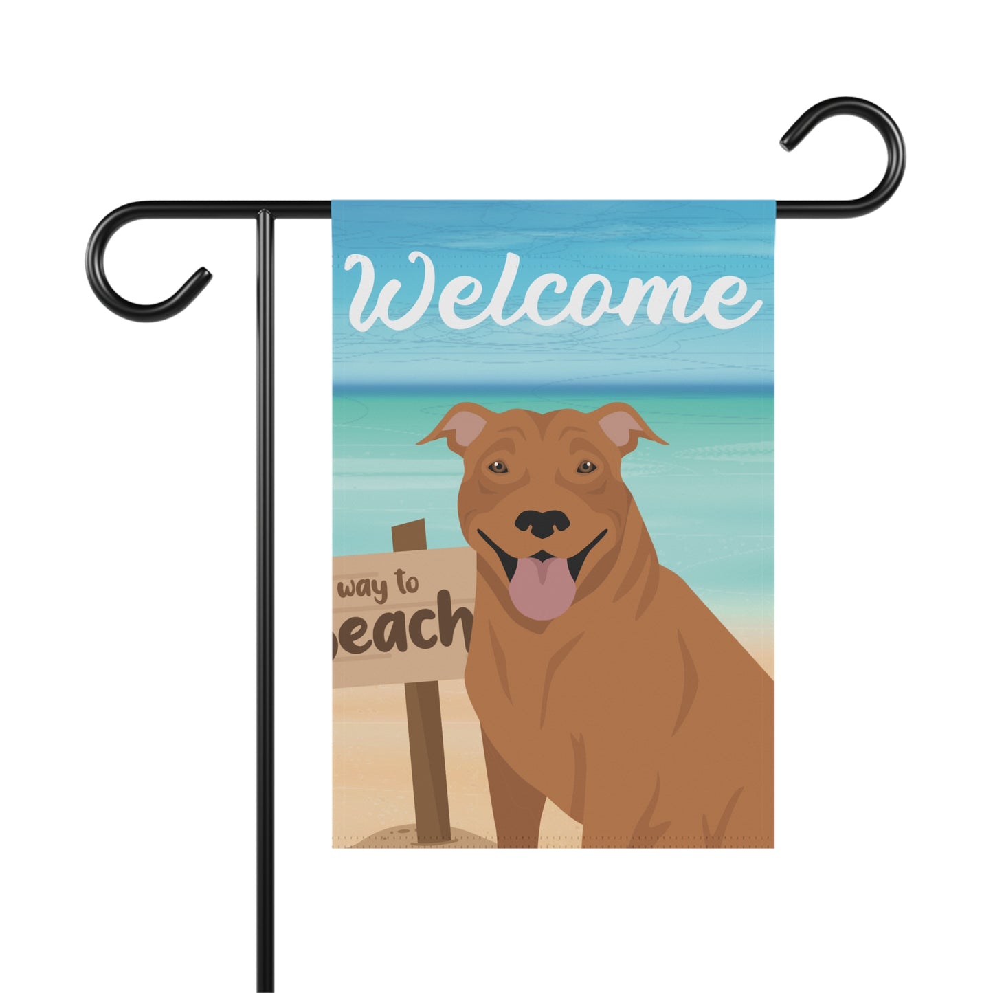 Pit Bull Dog Garden Flag