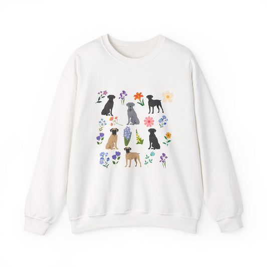 Cane Corso Dog Unisex Spring Cottage Core Crewneck Sweatshirt