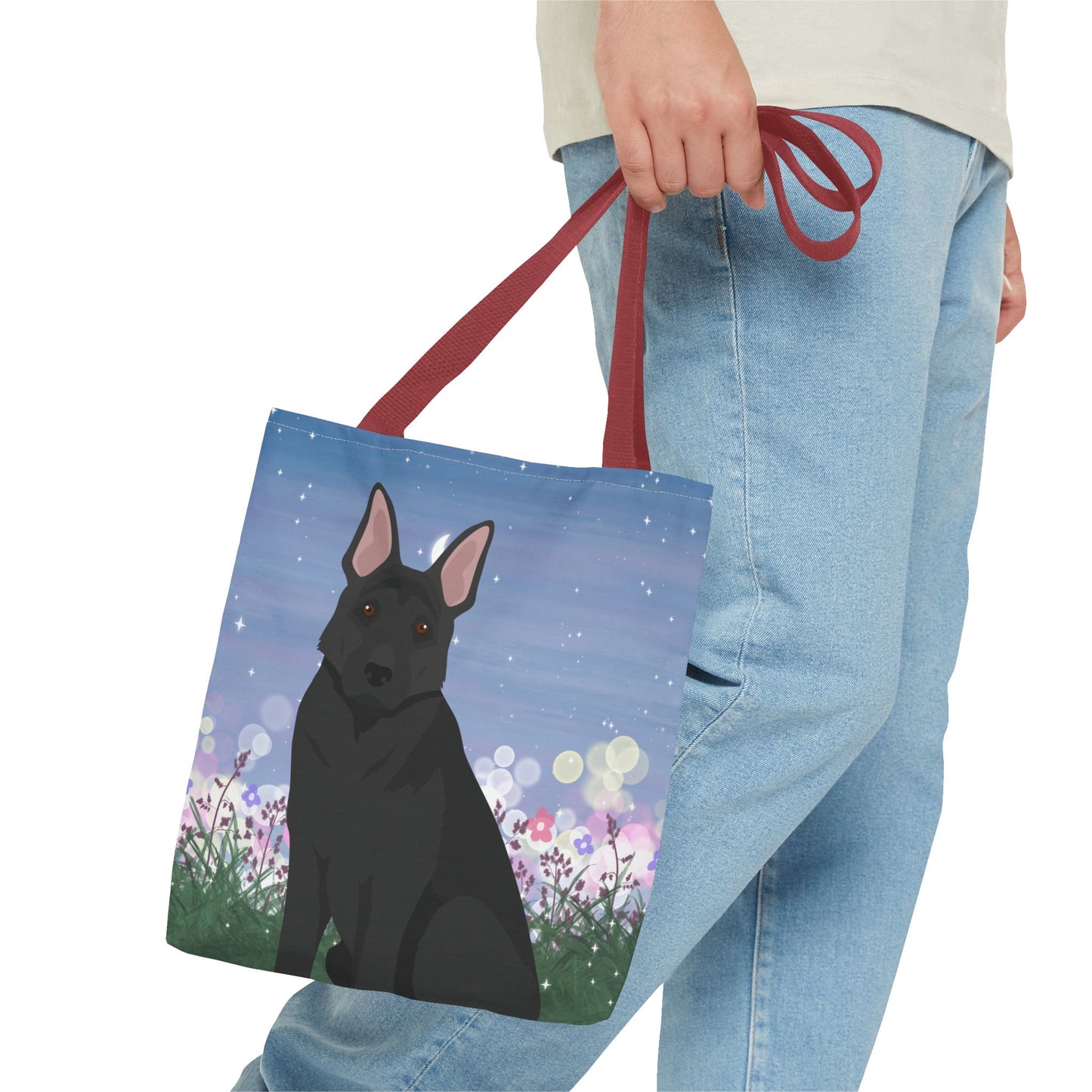 German Shepherd Dog Tote Bag 13x13