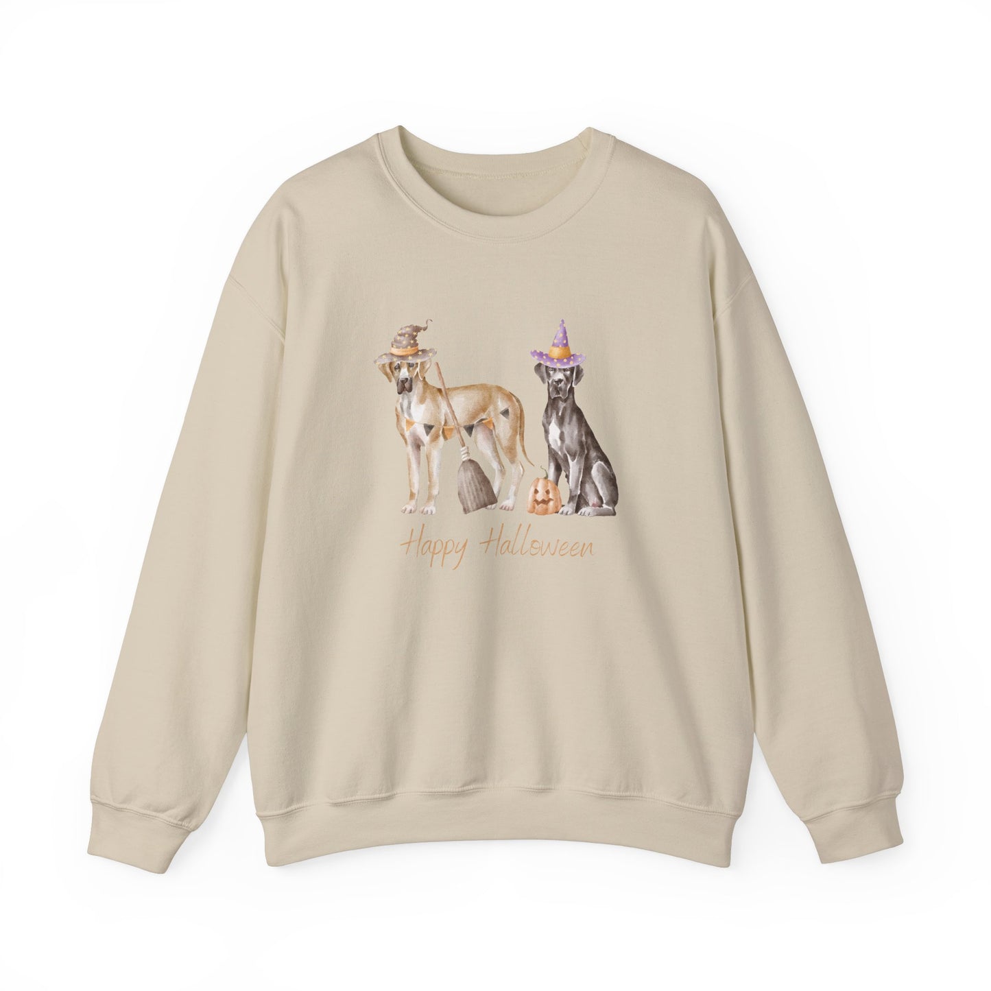 Great Dane Dog Halloween Unisex Heavy Blend Crewneck Sweatshirt
