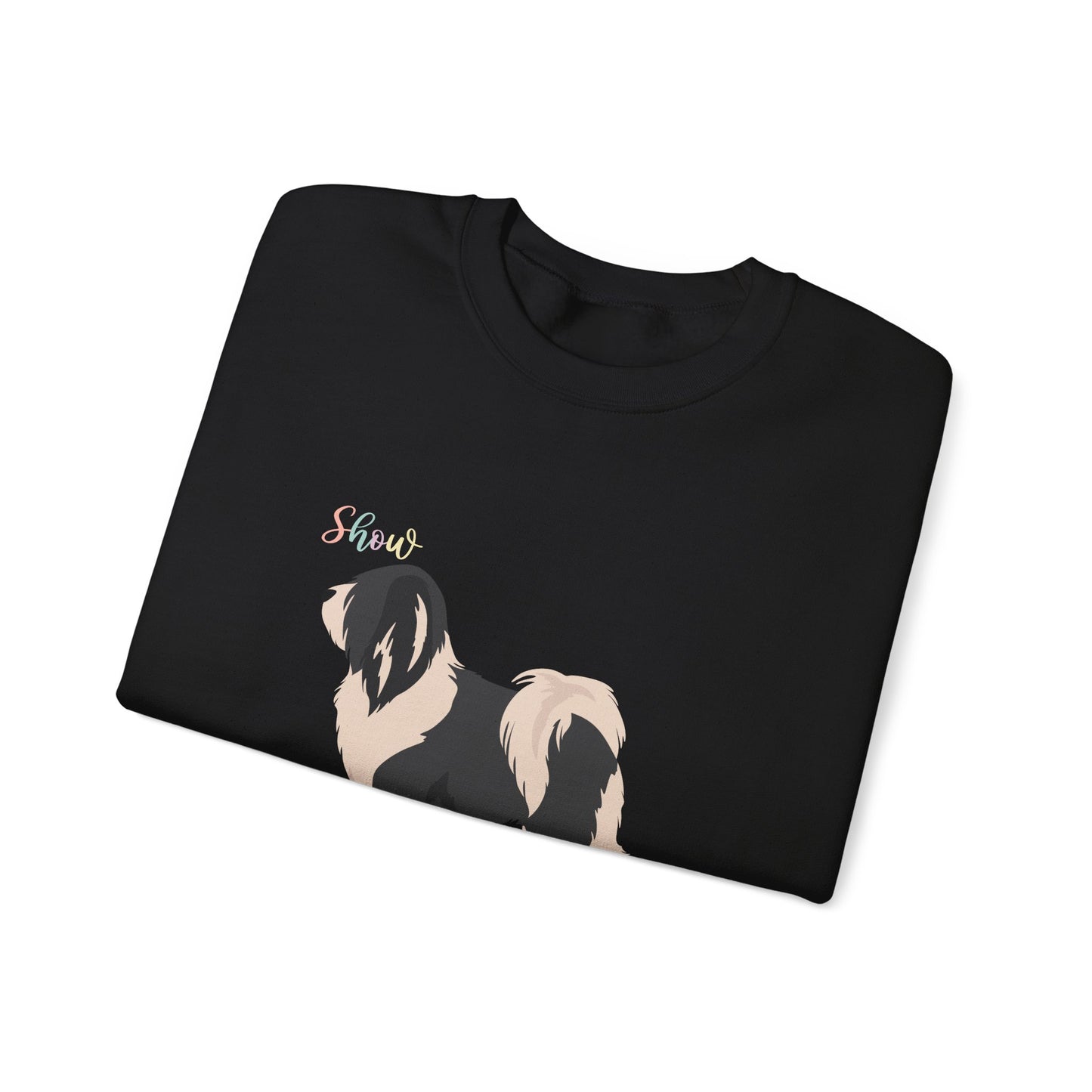 Tibetan Terrier Dog Unisex Heavy Blend Crewneck Sweatshirt