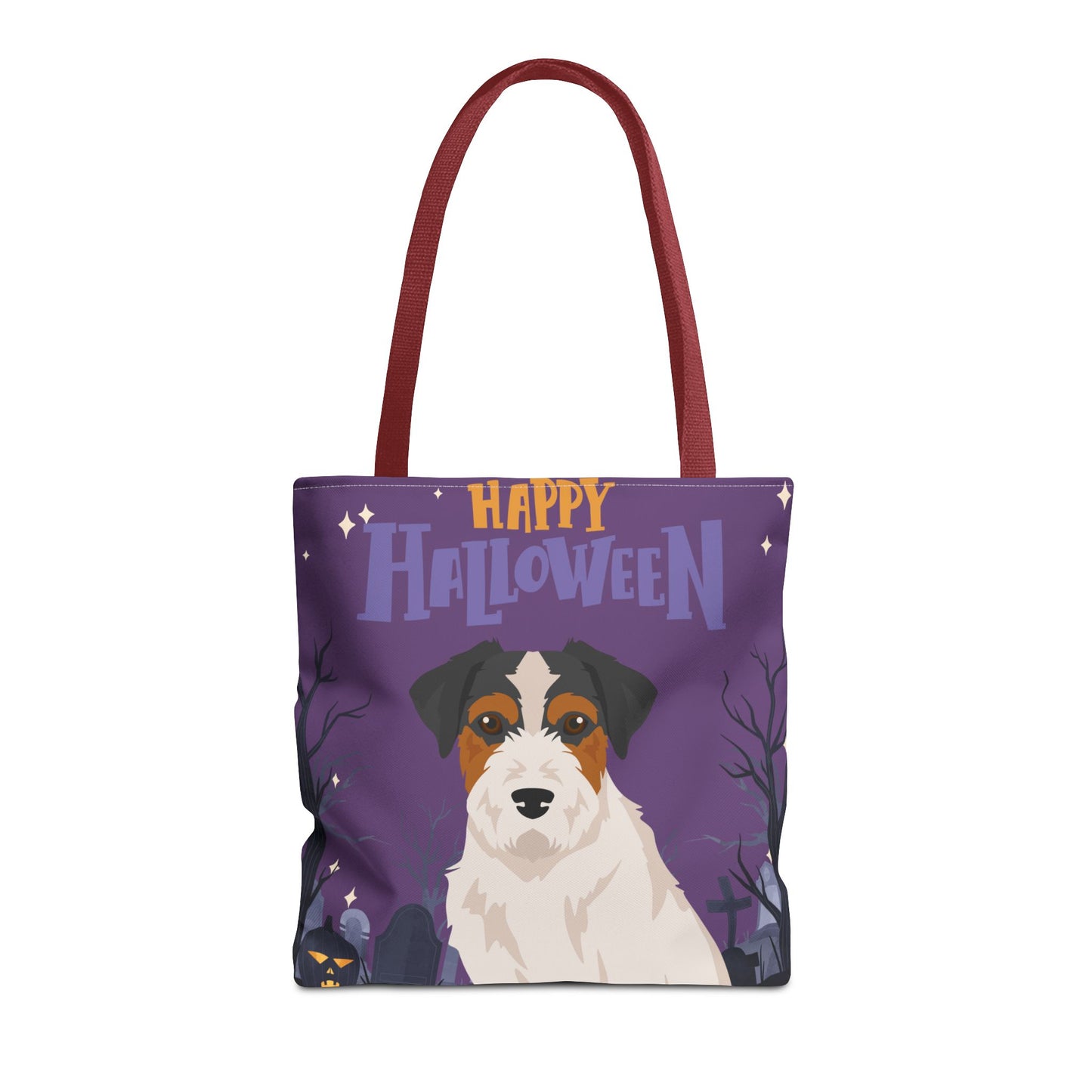 Jack Russell Terrier Dog Happy Halloween Tote Bag 16x16