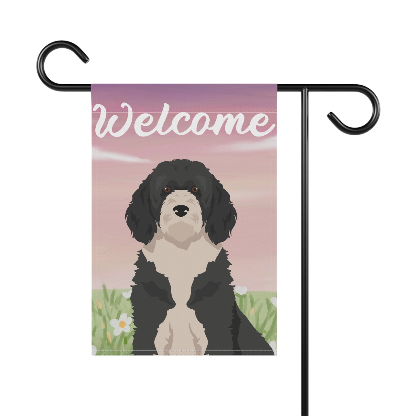 Portuguese Water Dog Dog Welcome Garden Flag