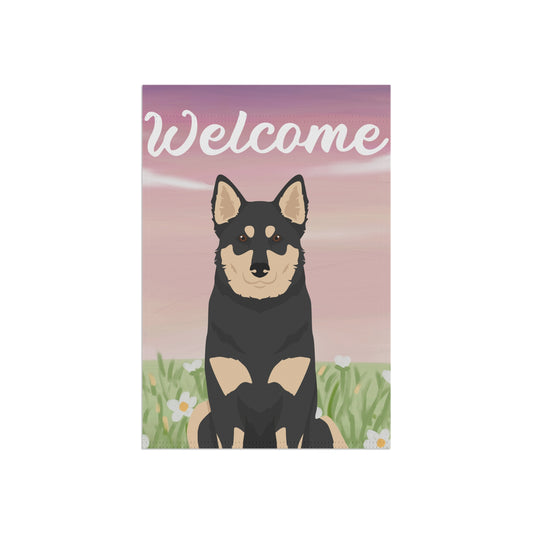 Lapponian Herder Dog Welcome Garden Flag