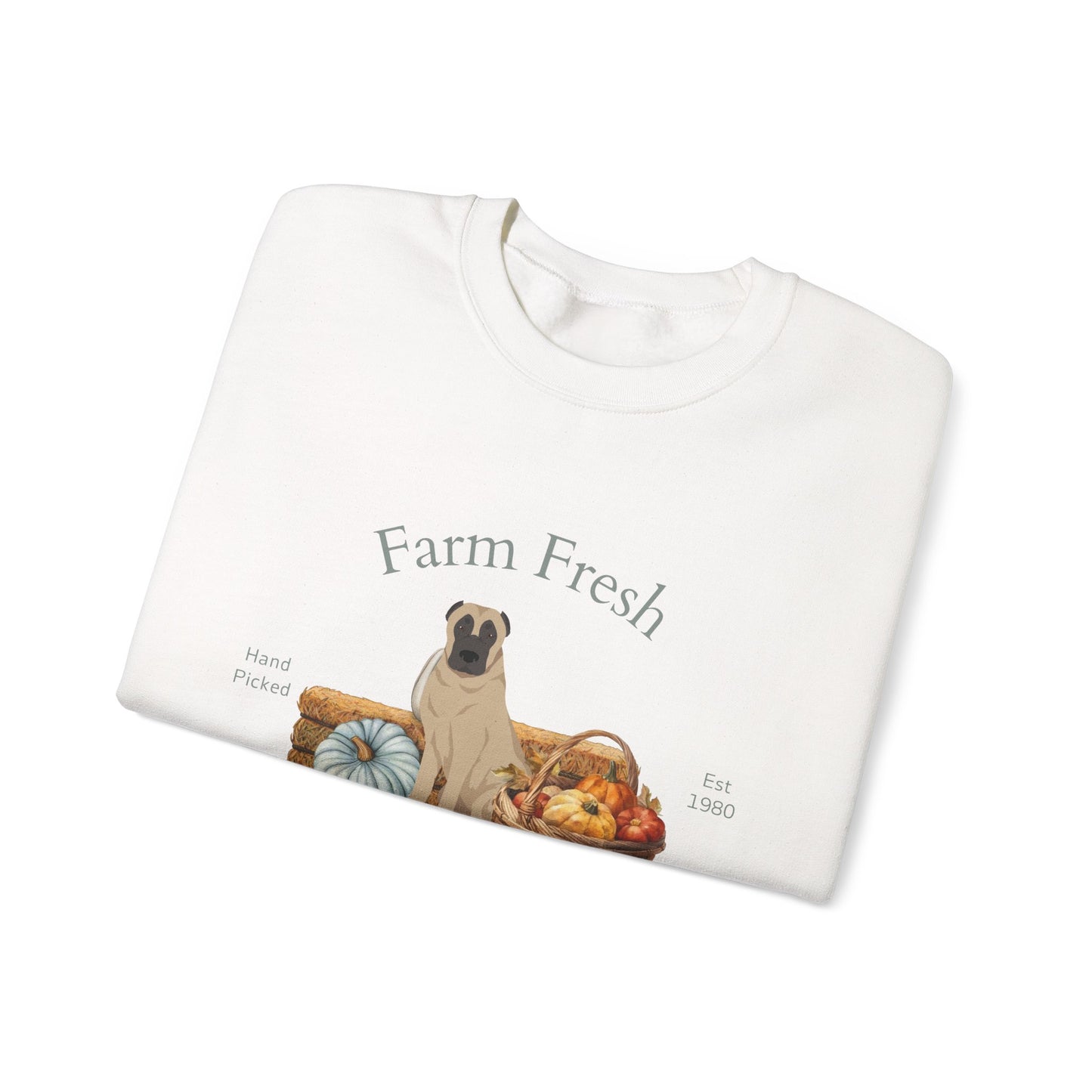 Kangal Dog Fall Farm Fresh Unisex Heavy Blend Crewneck Sweatshirt
