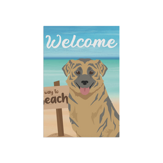 Aidi Dog Garden Flag