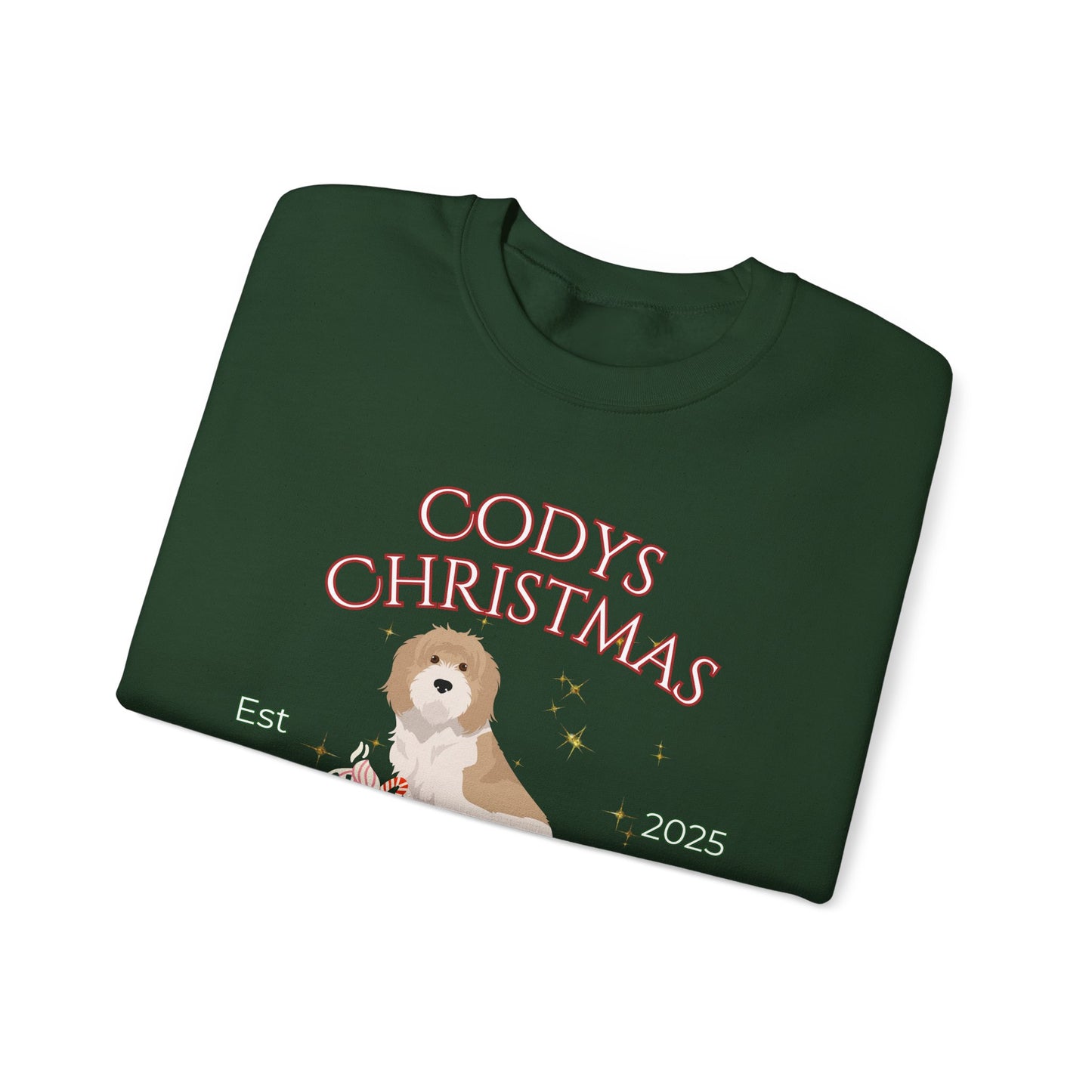 Grand Basset Griffon Vandeen Dog Christmas Social Club Unisex Heavy Blend Crewneck Sweatshirt Custom Name