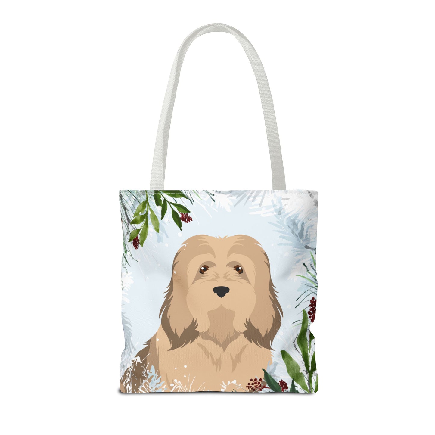 Havanese Dog Christmas Holiday Tote Bag 16x16