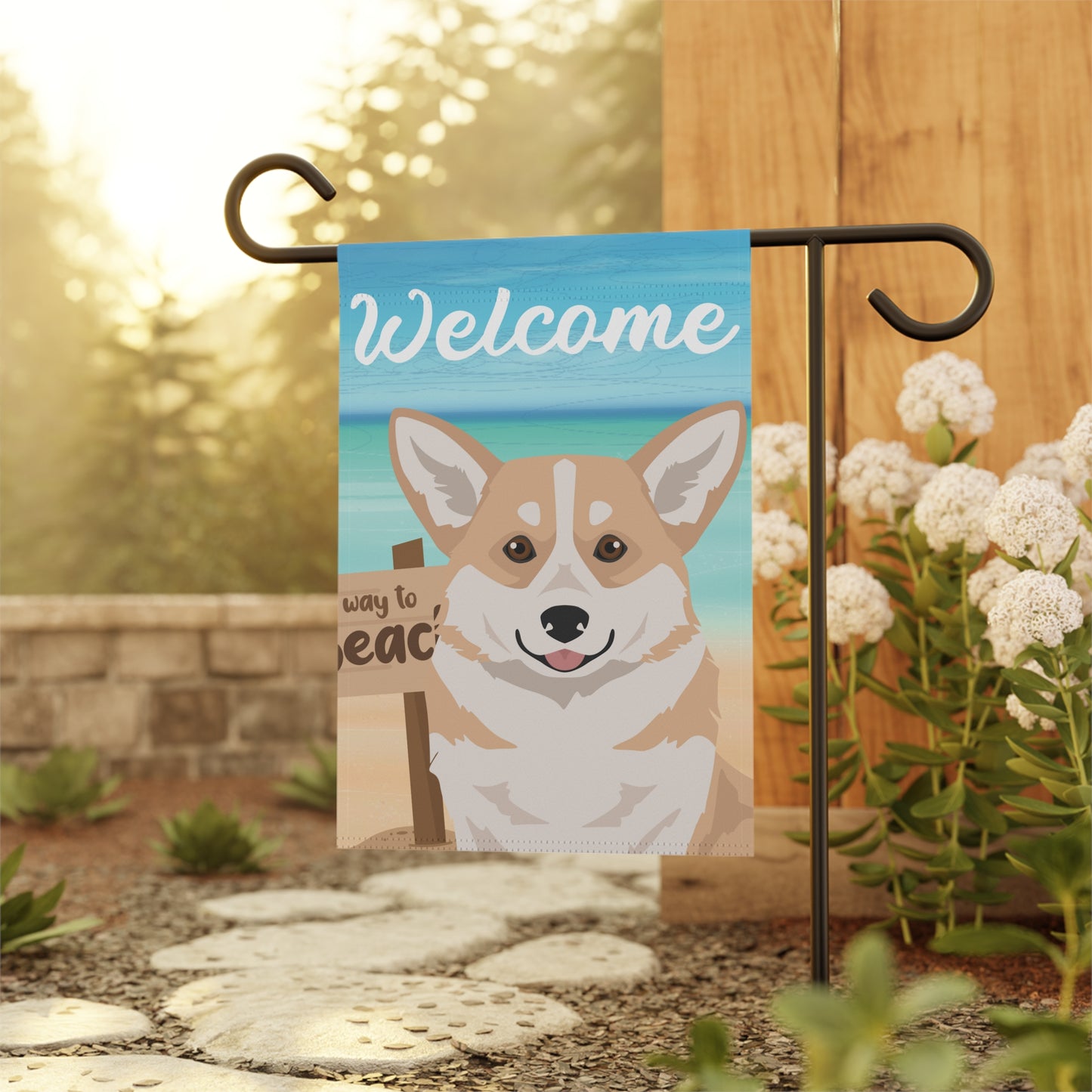 Pembroke Welsh Corgi Dog Garden Flag