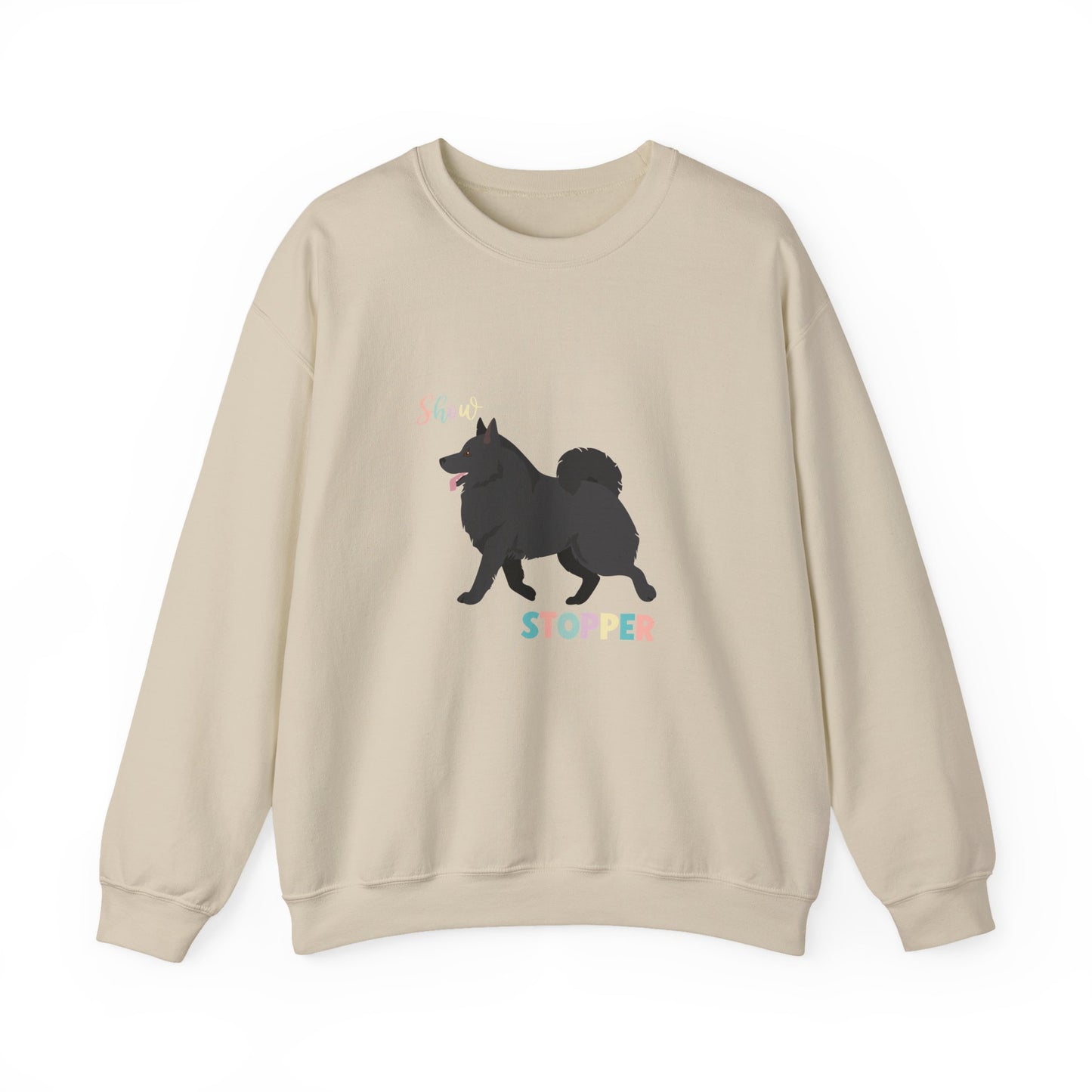 Schipperke Dog Unisex Heavy Blend Crewneck Sweatshirt