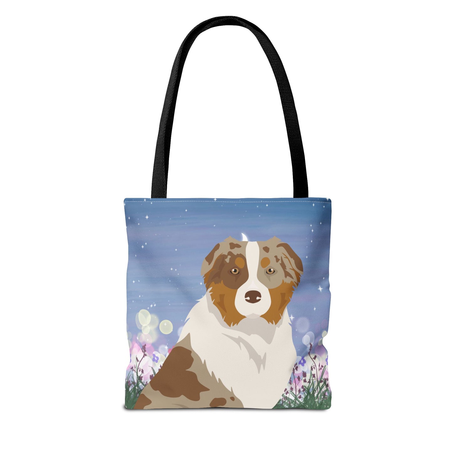 Australian Shepherd  Dog Tote Bag 13x13