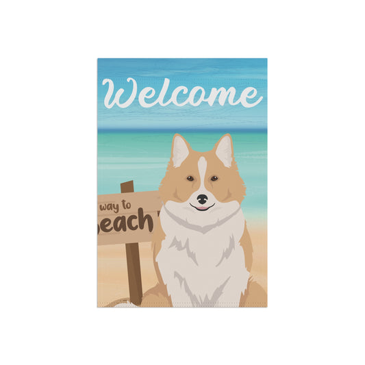 Icelandic Sheepdog Dog Garden Flag