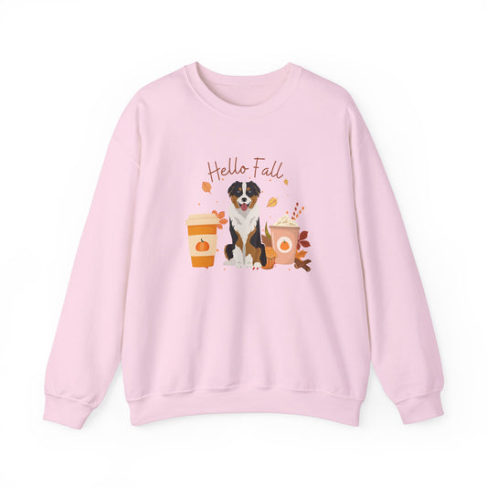 Australian Shepherd Dog Fall Halloween Unisex Heavy Blend Crewneck Sweatshirt
