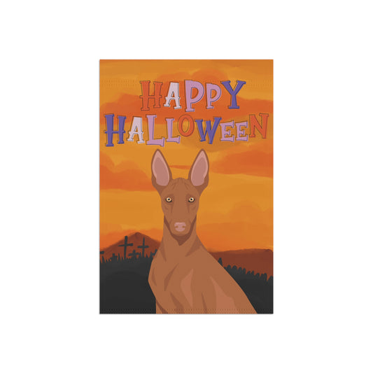 Pharaoh Hound Dog Halloween Garden Flag