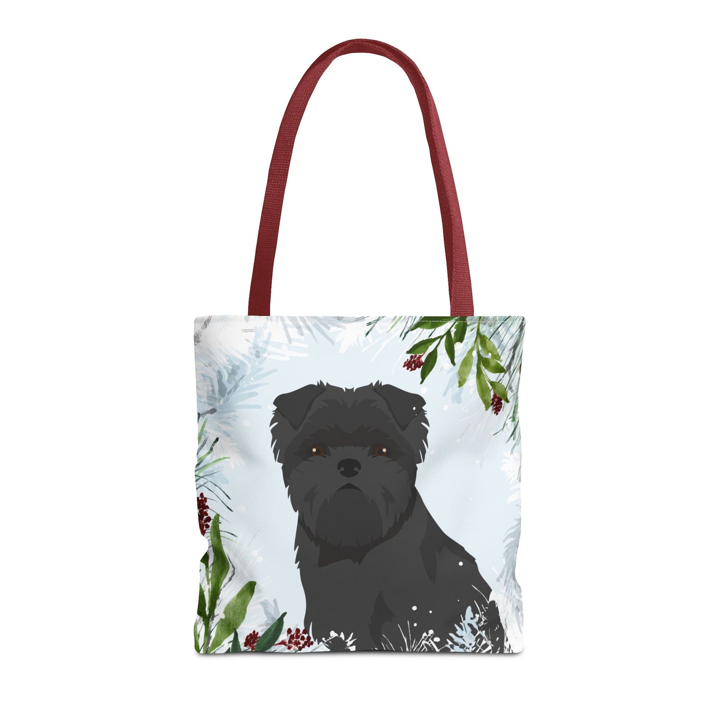 Affenpinscher Dog Christmas Holiday Tote Bag 16x16
