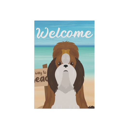 Shih Tzu Dog Garden Flag