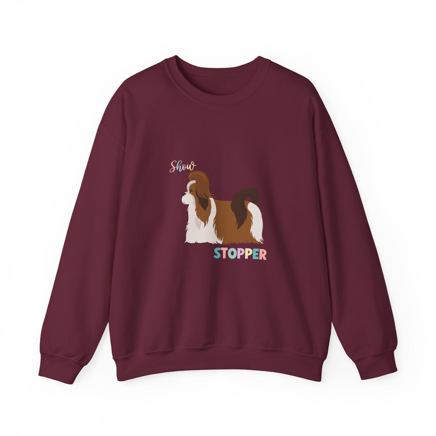 Shih Tzu Dog Unisex Heavy Blend Crewneck Sweatshirt