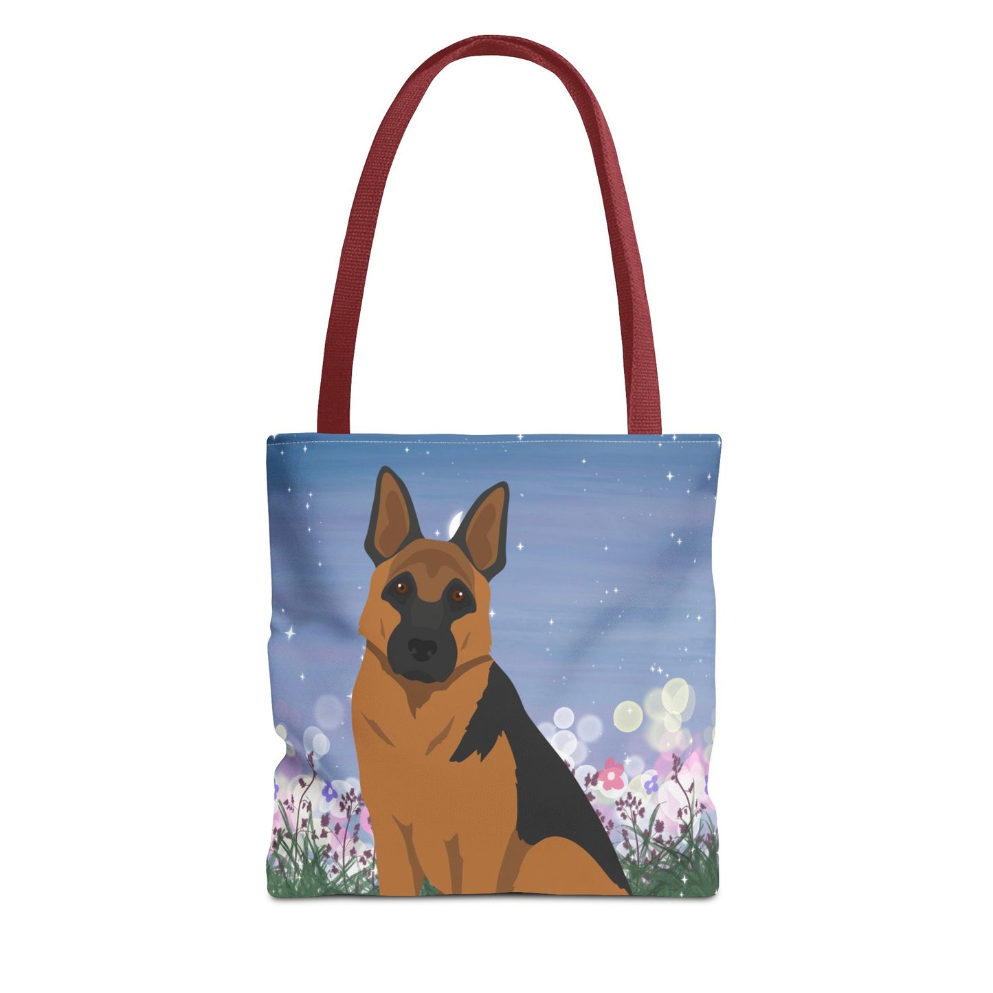 German Shepherd Dog Tote Bag 13x13