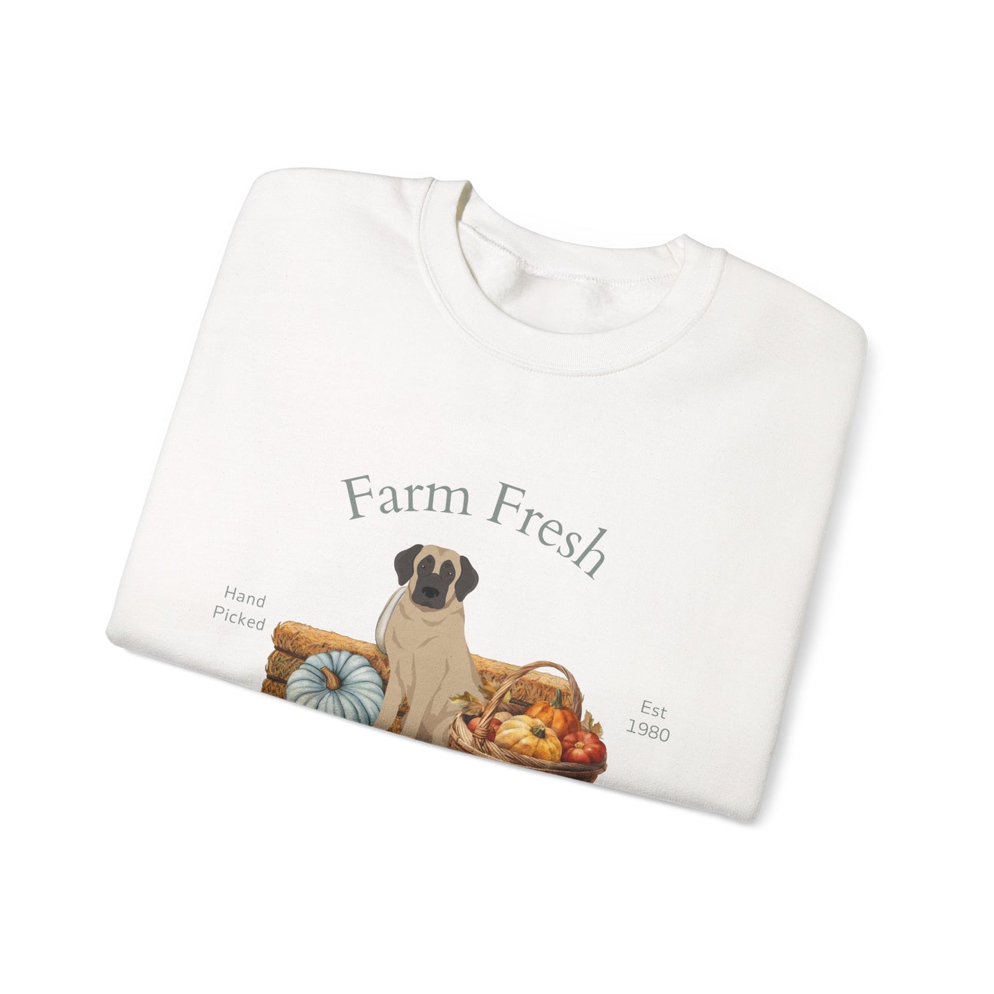 Kangal Dog Fall Farm Fresh Unisex Heavy Blend Crewneck Sweatshirt
