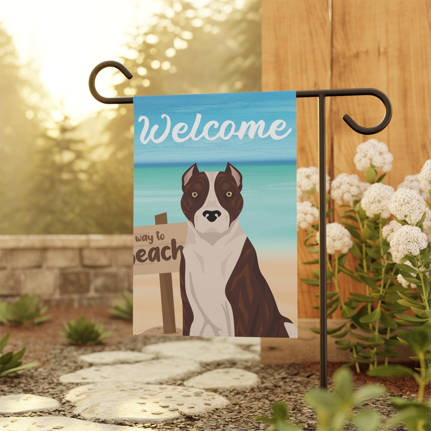 American Staffordshire Terrier Dog Garden Flag