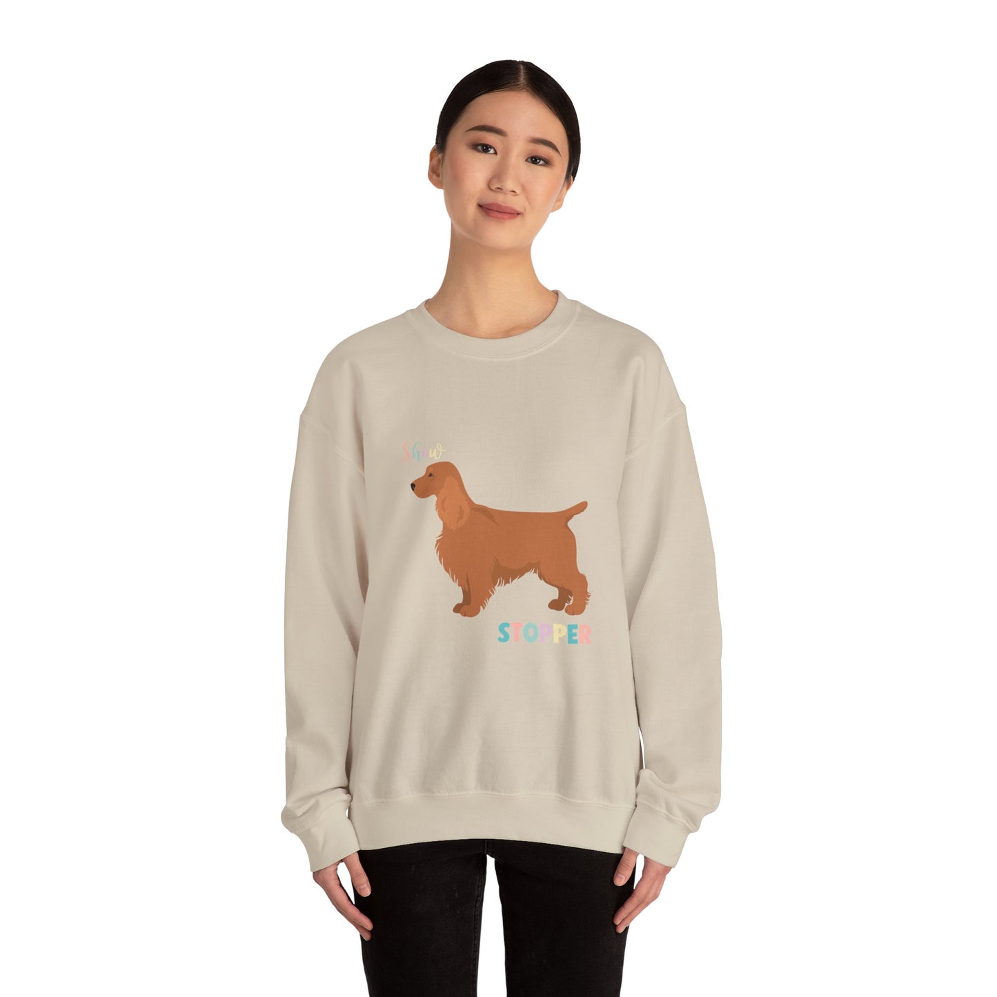 English Cocker Spaniel Dog Unisex Heavy Blend Crewneck Sweatshirt