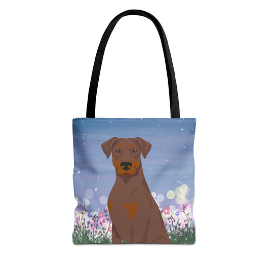 Dobermann Pinscher Dog Tote Bag 13x13