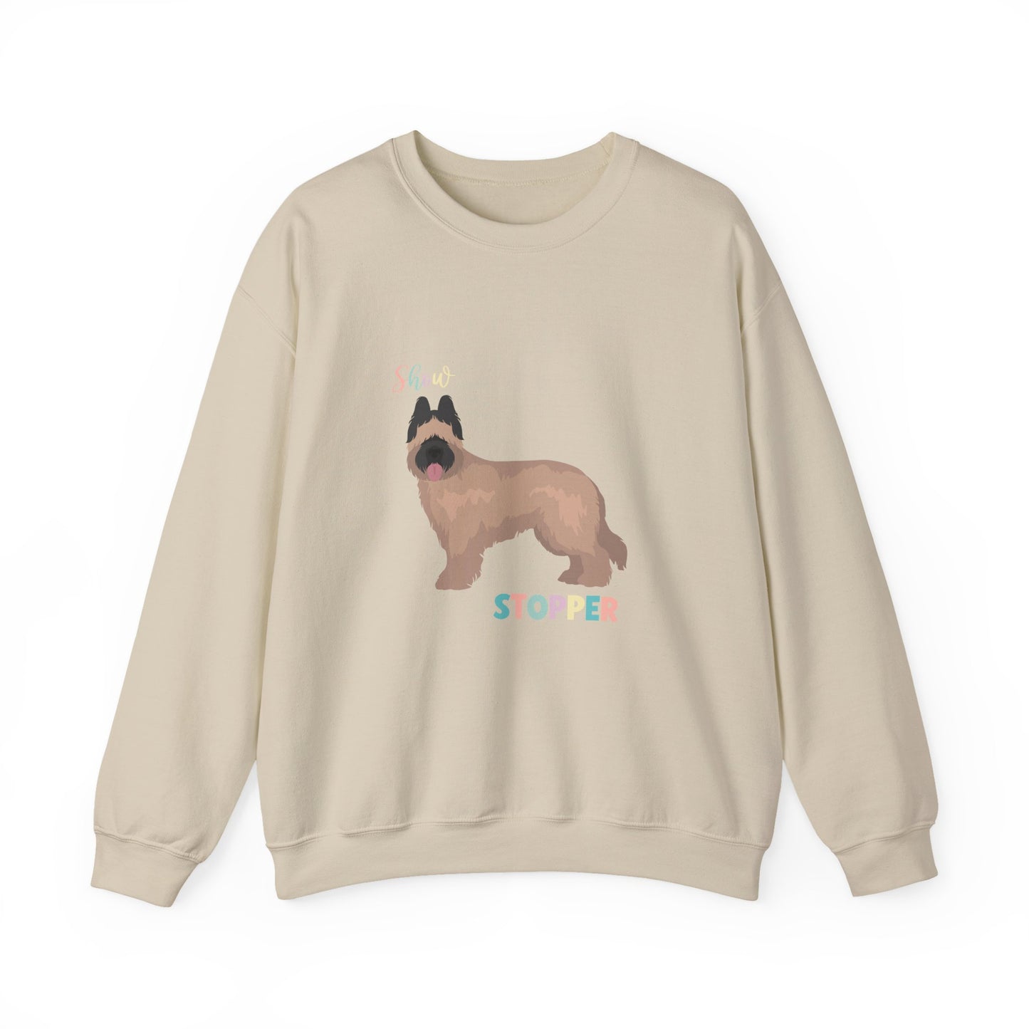 Briard Dog Unisex Heavy Blend Crewneck Sweatshirt