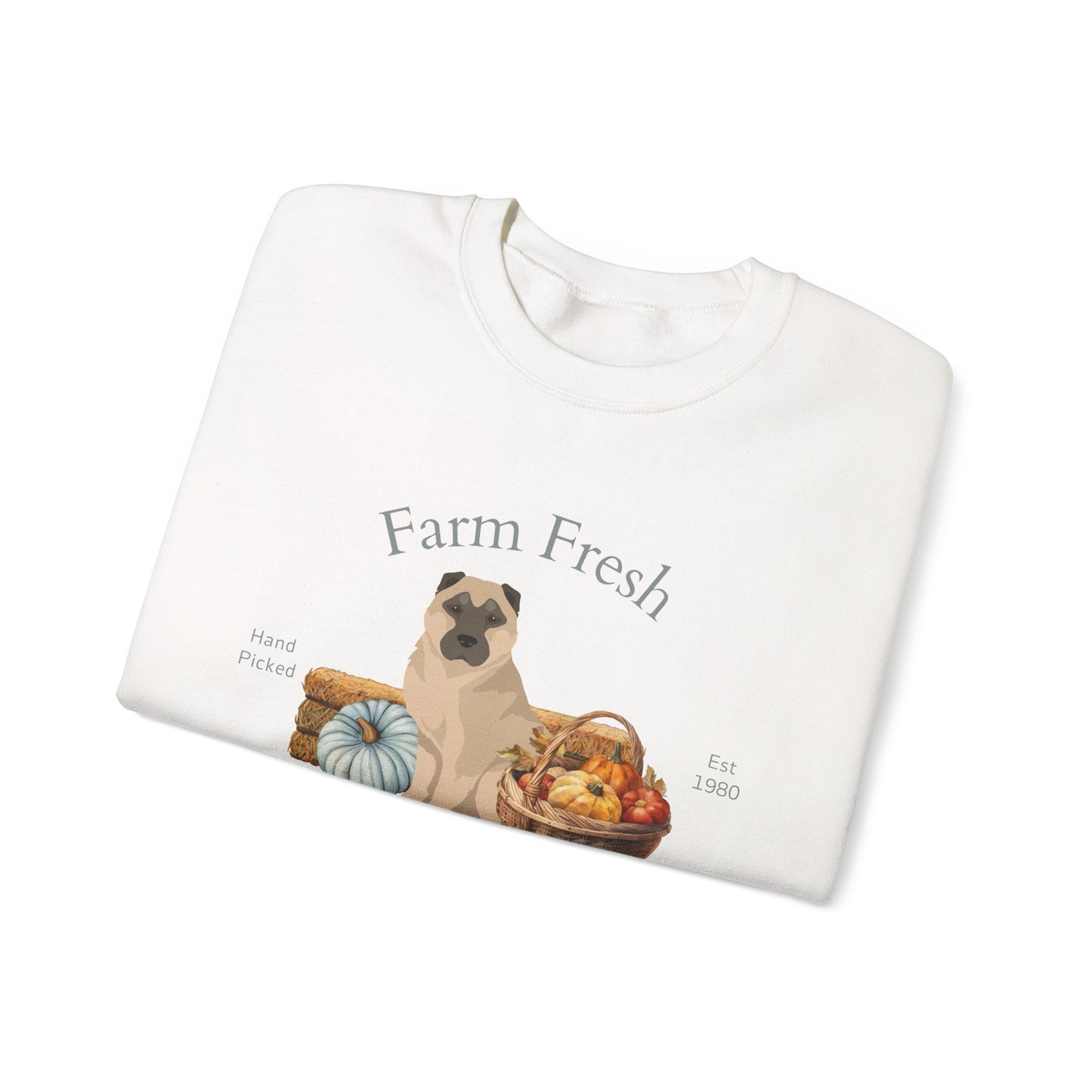 Armenian Gampr Dog Fall Farm Fresh Unisex Heavy Blend Crewneck Sweatshirt