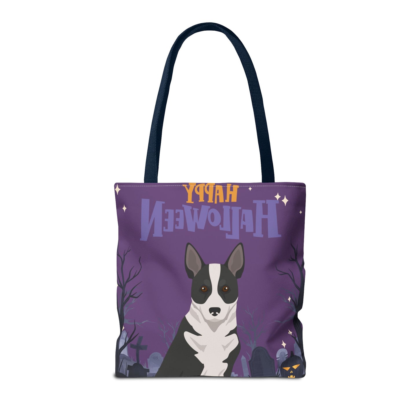 Canaan Dog Dog Happy Halloween Tote Bag 16x16