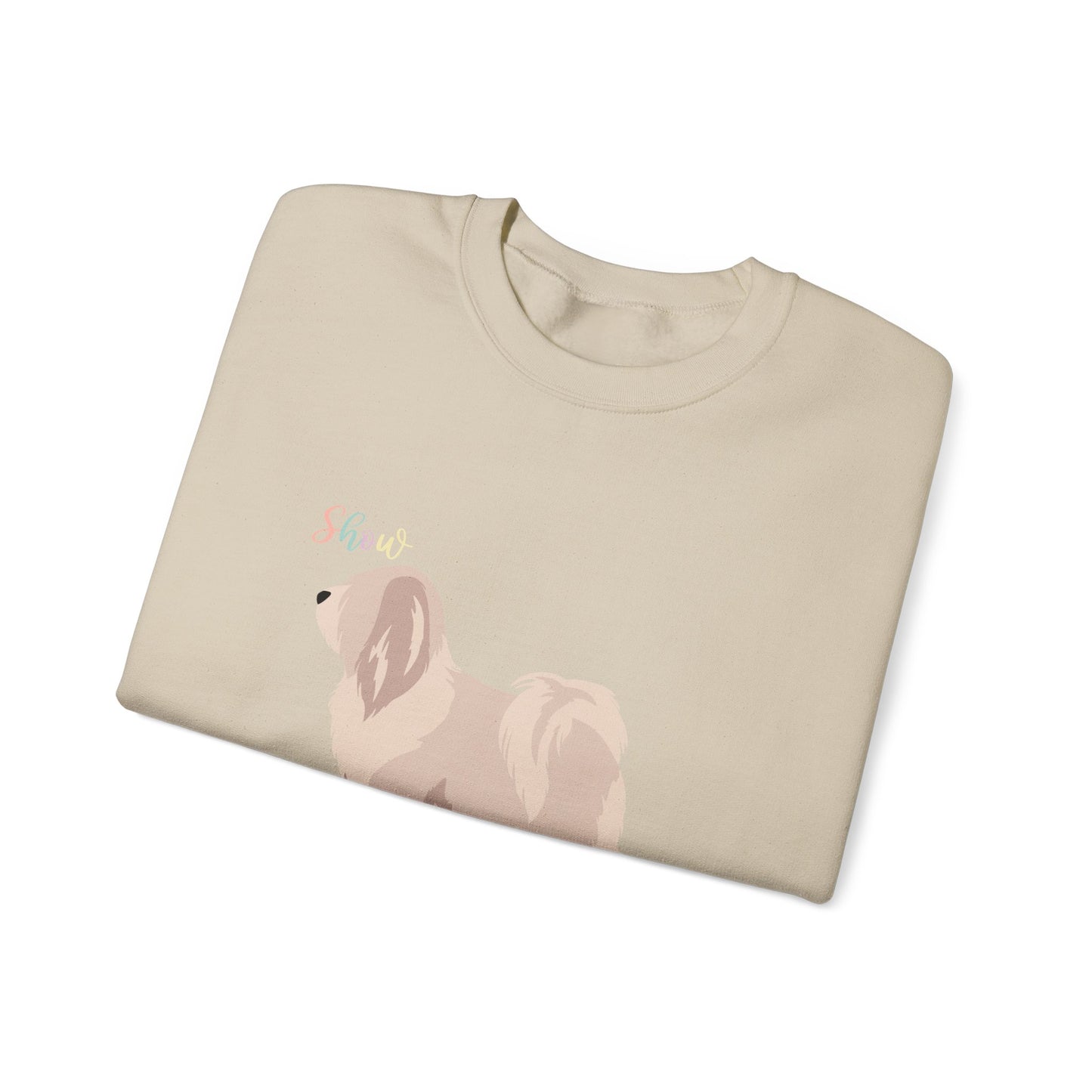 Tibetan Terrier Dog Unisex Heavy Blend Crewneck Sweatshirt
